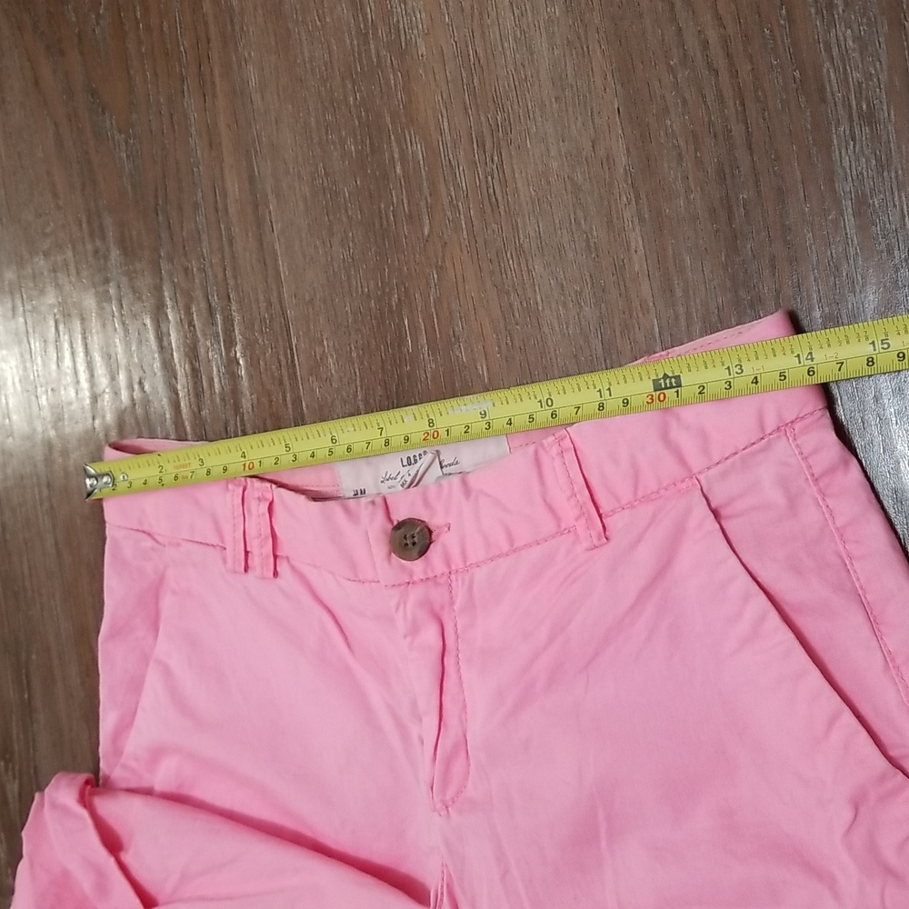 (4) H&M L.O.G.G. Neon Shorts Vacation Beach Barbiecore Cargo Girlhoodcore - Picture 9 of 10